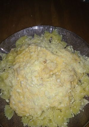 Una foto de Salsa cheddar