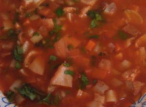 Una foto de Menudo o Pancita de res