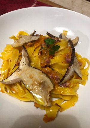 Foto di Fettuccine al profumo d’autunno