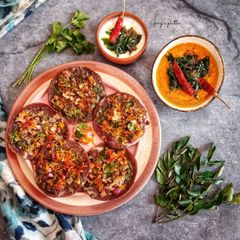 A picture of Ragi Uttapam.