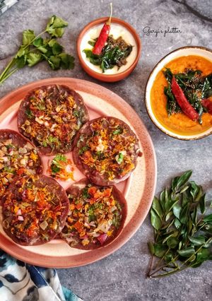 A picture of Ragi Uttapam.