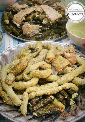 صورة لوصفة سجقات وورق عنب