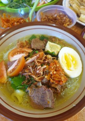 Foto resep Soto daging kuah kuning 😋