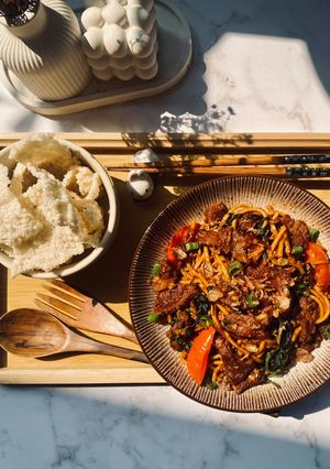 Foto resep Mie Goreng Sapi Belacan