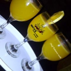 A picture of Pineapple and lemon slush.
