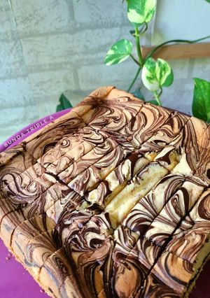 Foto resep Marmer Cake ala Pak Sahak (metode all in one)