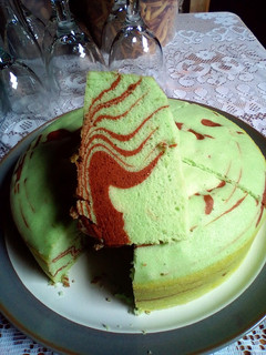 Foto resep Bolu kukus putih telur pandan coklat