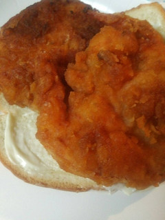 A picture of Fried Red Tomato Sandwich.