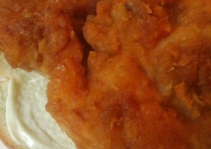 Steps to Make Homemade Fried Red Tomato Sandwich