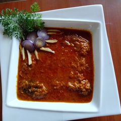 A picture of Cauliflower kofta curry🌶️🧅🍅🧂.