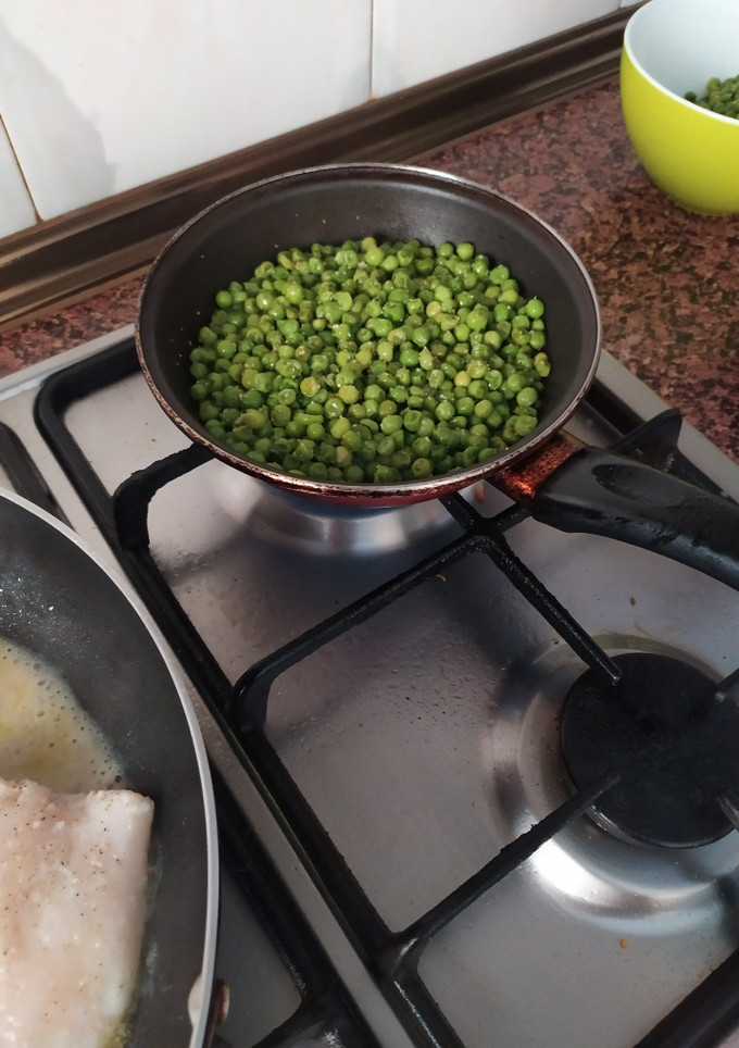 Una foto de Guisantes cocidos