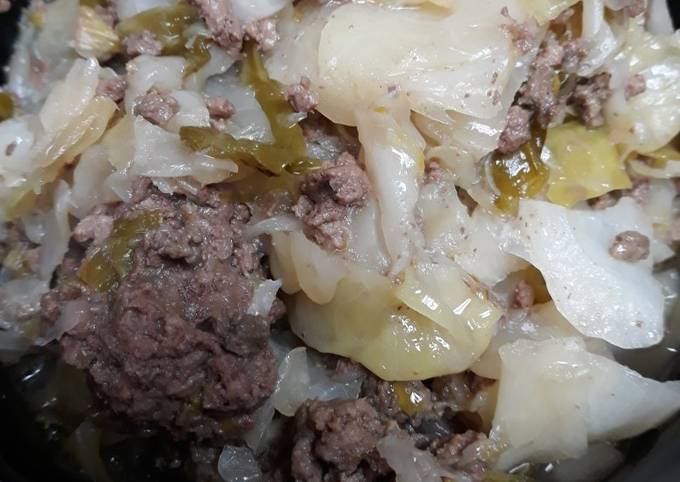 Recipe of Creative Beef and Cabbage for Diet Recipe