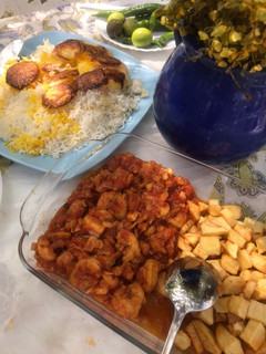 عکسی از دستور دوپیازه میگو