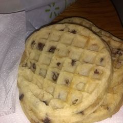 Chocolate chip pancake A picture of Chocolate chip pancake.