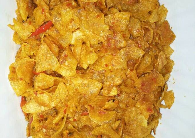 Resep Kering Kentang Pedas Oleh Fanny Putri Cookpad