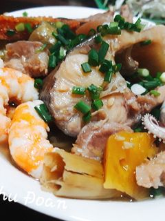 Hình của món Bún mắm.