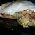 Tarta de verduras. Hecha al wok