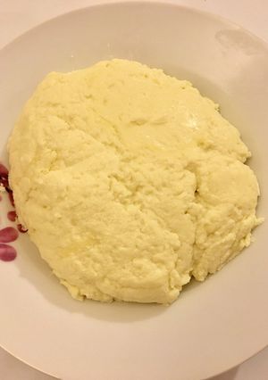 A picture of Khoya or mawa.