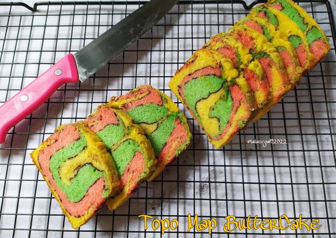 Resep Topo Map Buttercake Oleh Lailazegaff Cookpad