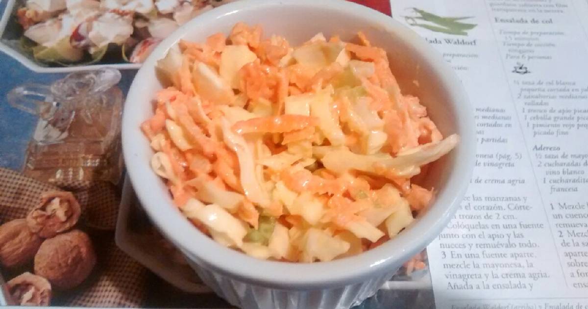 Ensalada de repollo y zanahoria con mayonesa 42 recetas caseras Cookpad Ensalada de repollo y zanahoria con mayonesa 42 recetas caseras Cookpad