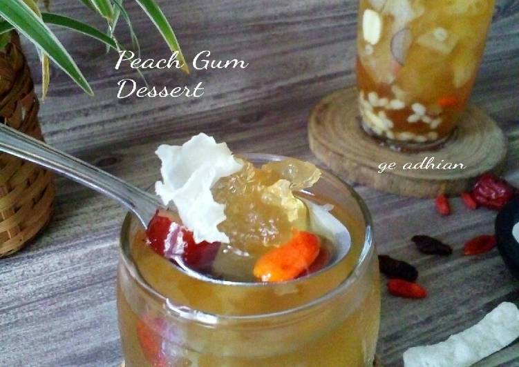 Cara Mudah Membuat Peach Gum Dessert yang Enak