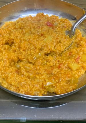 A picture of Farali Bhaji khichadi.