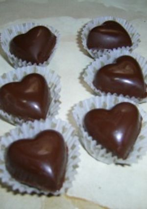 Una foto de Bombones de chocolate