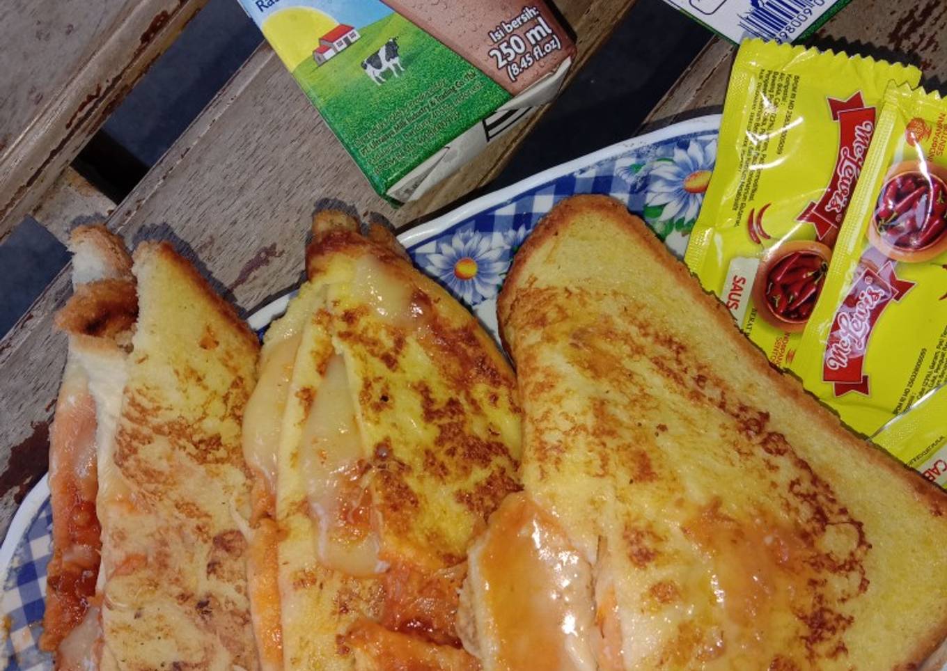 Cheesy french toast