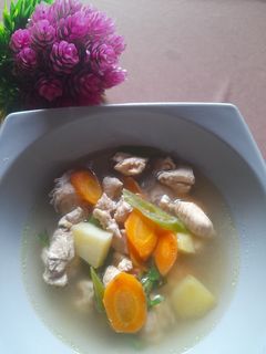 Foto resep Sayur sop ayam berempah