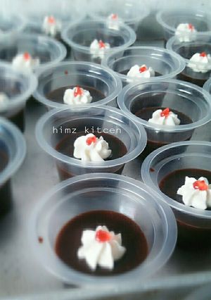 Foto resep Choco silky pudding