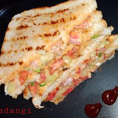 A picture of Vegetable Sandwich.