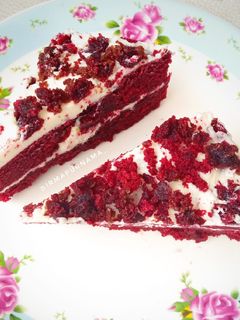 Foto resep Eggless Red Velvet Cake
