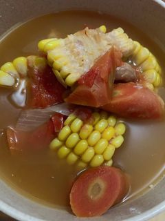 蕃茄洋蔥粟米素湯 的食譜成品照片