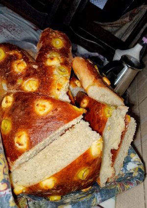 صورة لوصفة خبز زيتون وجبن