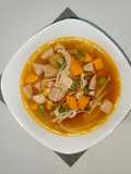 Sop Merah Jamur Enoki