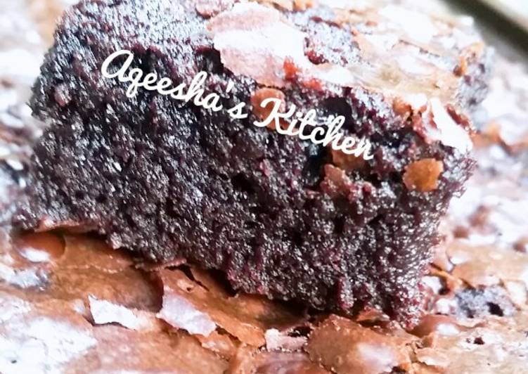 Resep: Shiny Crust Brownies Rumahan