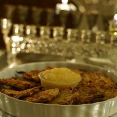 A picture of Chanuka Latkes.
