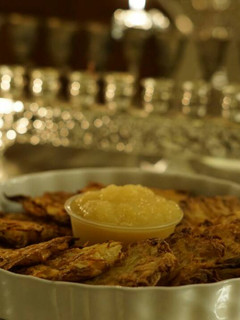 A picture of Chanuka Latkes.