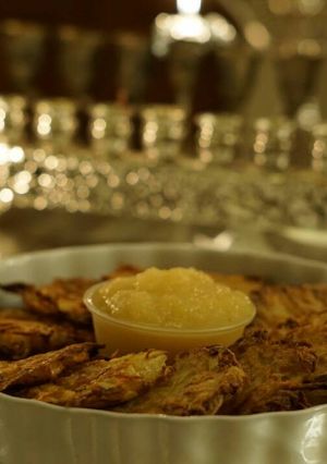 A picture of Chanuka Latkes.