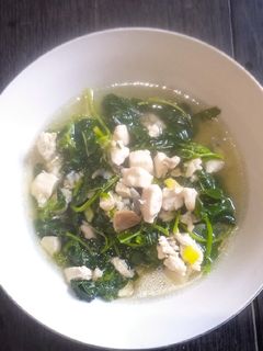 Foto resep Sup Bayam Ayam Dadu