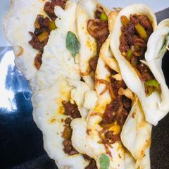 A picture of Filled crepe.