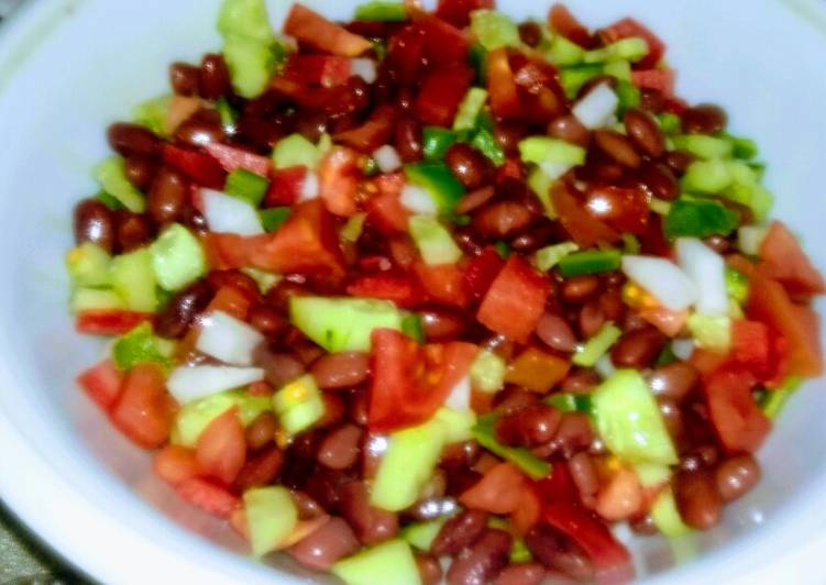 Easiest Way to Prepare Super Quick Homemade Kidney beans salad