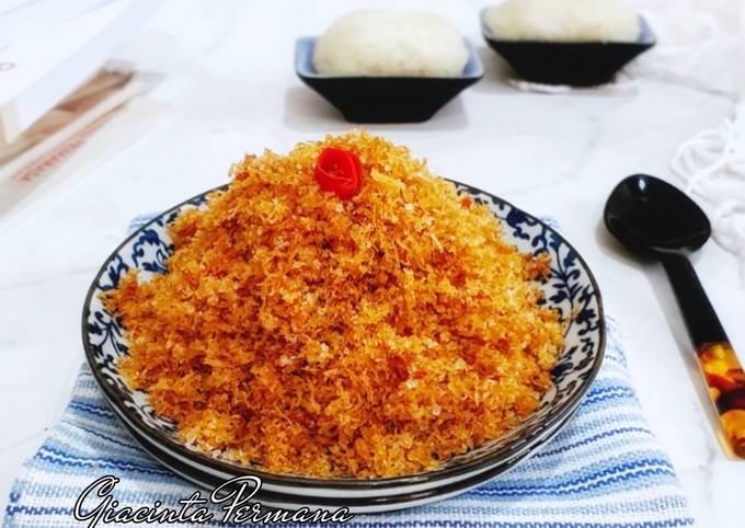 Resep Serundeng kelapa ebi Anti Gagal