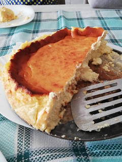 Una foto de Tarta de queso La Viña
