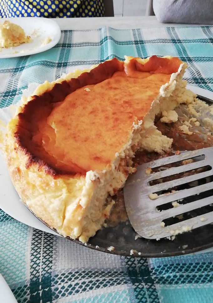 Una foto de Tarta de queso La Viña