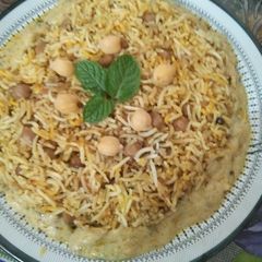 A picture of Chana baryani.