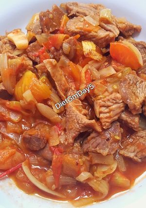 Foto resep #DietGmDay5#Tumis DagingTomat