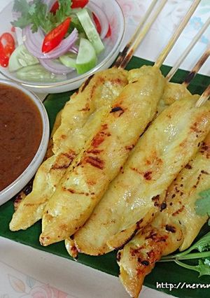 A picture of Chicken Satay.