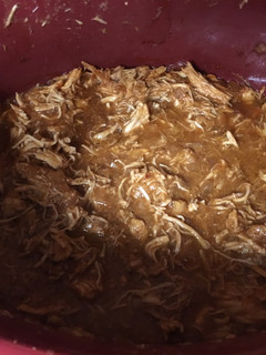 A picture of Jeremiah's World Famous BBQ Pulled Chicken.