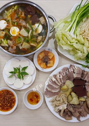 Hình của món Lẩu bò.